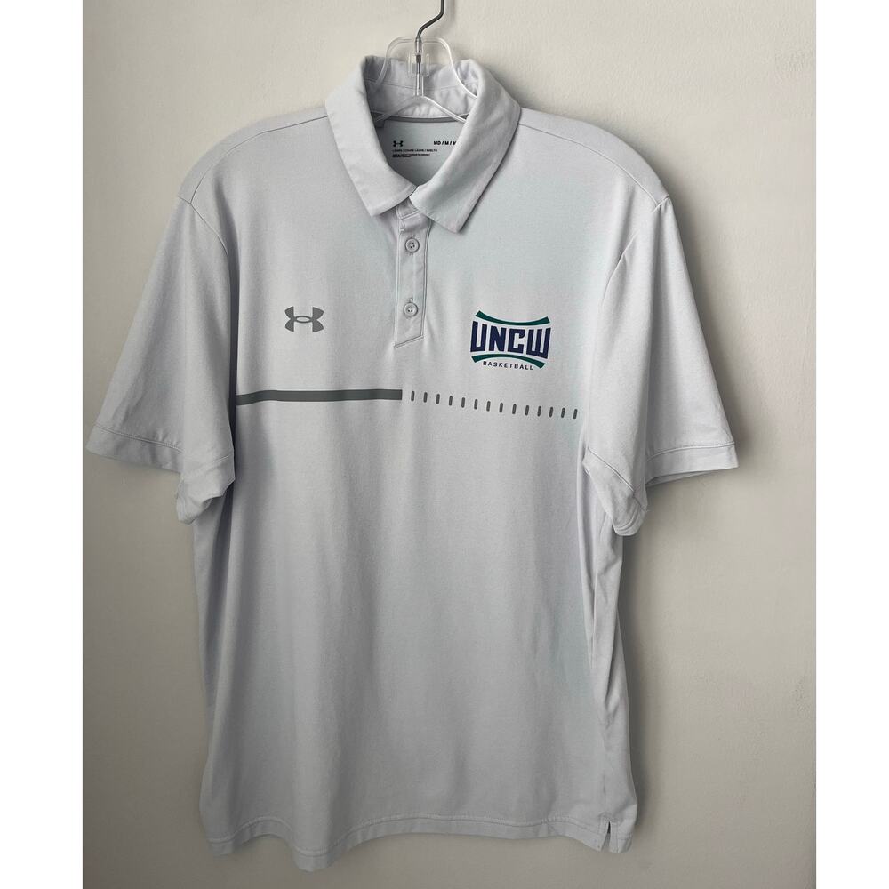 University of North Carolina Wilmington UNCW Basketball Polo Shirt Medium